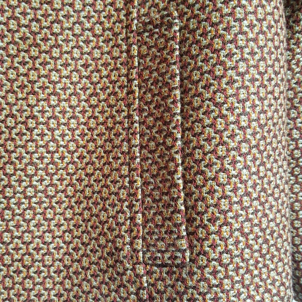 Worth Zipper Front Blazer 8 Wool Brown Rust - Picture 4 of 8